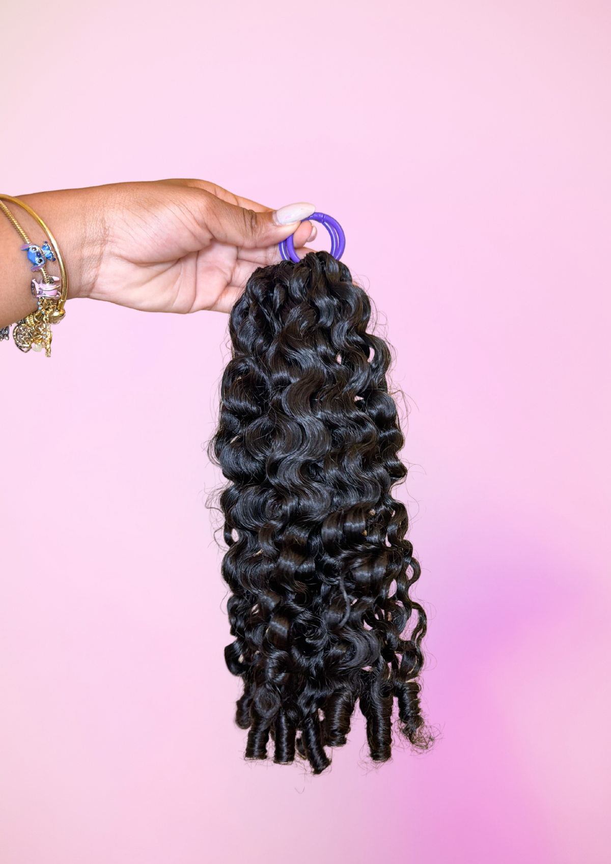 Raw Indian Lana Curly Crochet Hair
