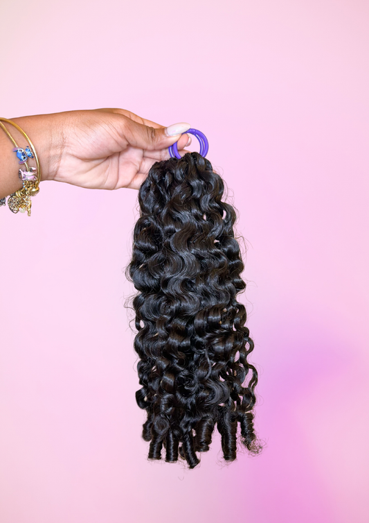 Raw Indian Lana Curly Crochet Hair
