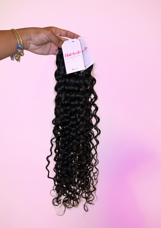 Raw Indian Azure Curly